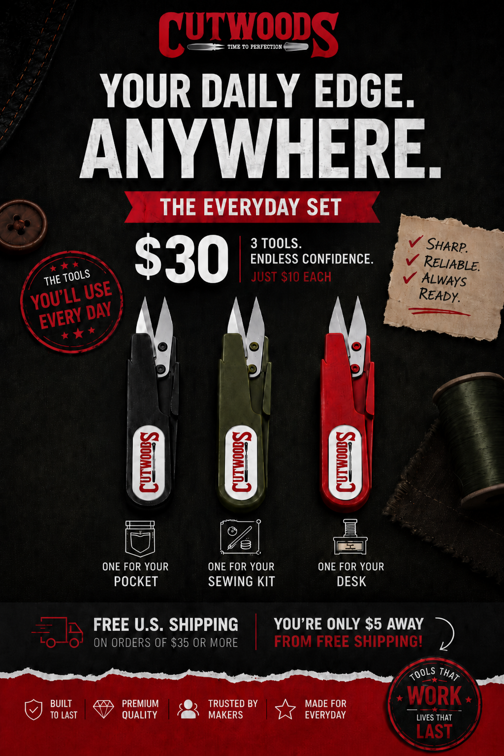 3 Pack EVERYDAY MIX SET